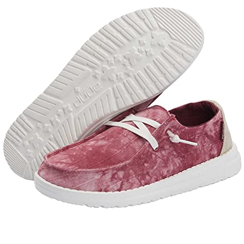 Image of HEYDUDE Women's Wendy Chambray | Women's Shoes | Women's Lace Up Loafers | Comfortable & Light-Weight