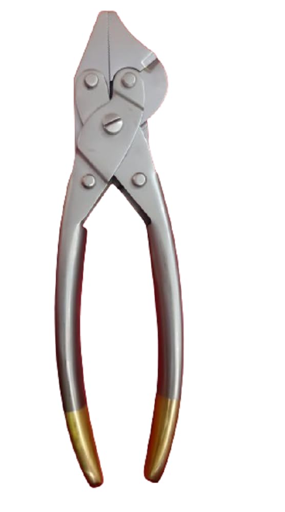 KAUSHAL ORTHO Parallel Pliers with Side Cutter PLIER CUM CUTTER T C MAUN PLIER 3 IN ONE IMPORTED (8 Inches)