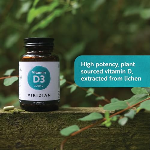 Viridian - Vitamin D3 2000IU - 150 Vegan Capsules for Bones, Teeth & Immunity | Clinically Studied Plant Sourced Formula | Optimal Dose | 100% Active Ingredients, No Artificial Additives - Image 3