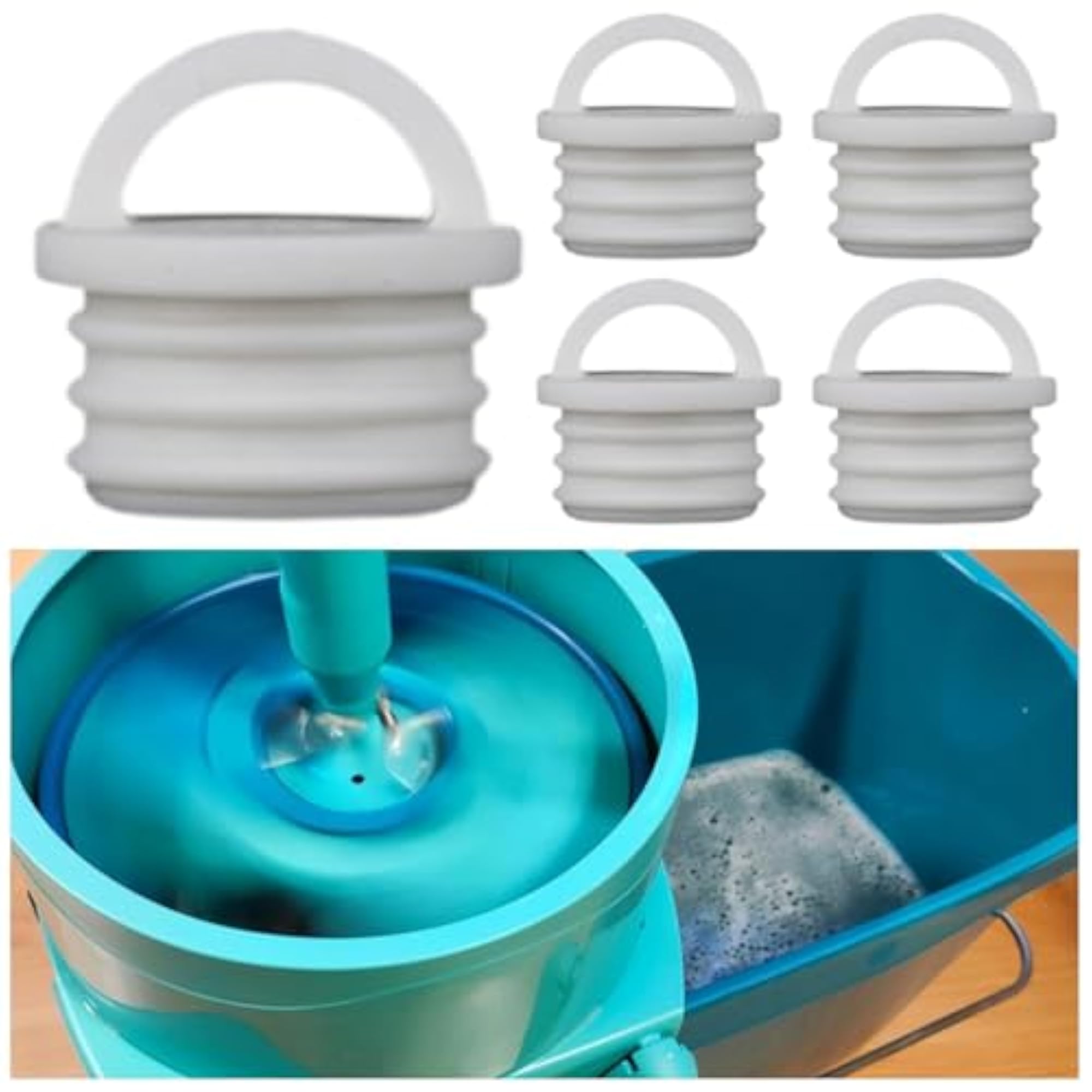 5X Rotating Mop Bucket Drain Plug Replacement Cover Plug 29x26mm
