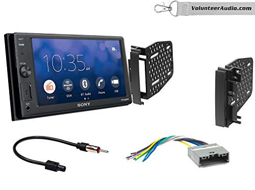 Sony XAV-V10BT Double Din Radio Install Kit With Sirius XM Ready Fits 2009-2010