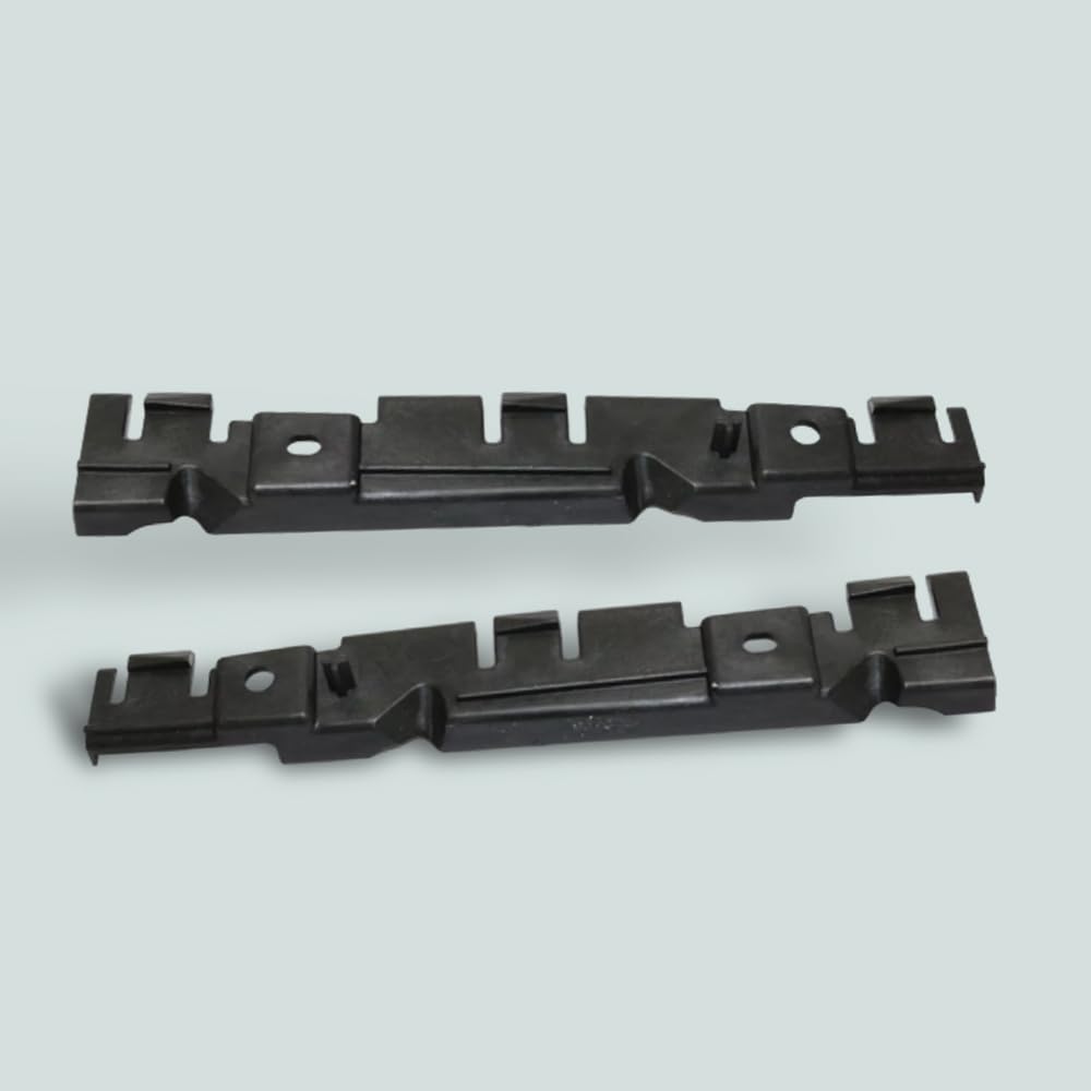 Riloer Set di staffe per paraurti anteriore, 2 pezzi, montaggio staffa paraurti sinistro destro compatibile con Fiat 500, 68074194AB 68074195AB