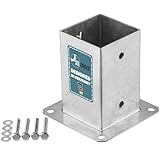 ➡️ ROBUSTHEIT – Der Pfostenanker besteht aus hochwertigem Stahl, der ihn vor mechanischen Schäden wie Kratzern oder Verformungen bewahrt. Die feuerverzinkte Oberfläche sorgt zusätzlich für einen zuverlässigen Schutz vor Korrosion und macht das Produkt besonders langlebig.