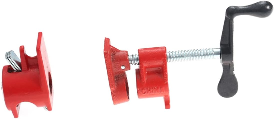 Homoyoyo Strong Cast Iron 3/4 Clamp Set Clamps for Woodworking Plastic for Home Shop