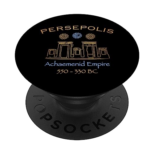Persépolis, Patrimonio de la Humanidad antigua Persia, Irán, dibujo a mano PopSockets PopGrip...