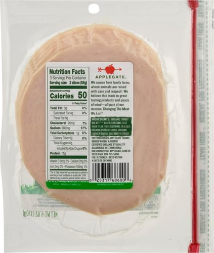 Applegate 0025317686006 Organic Oven Roasted Turkey Breast thumb #2