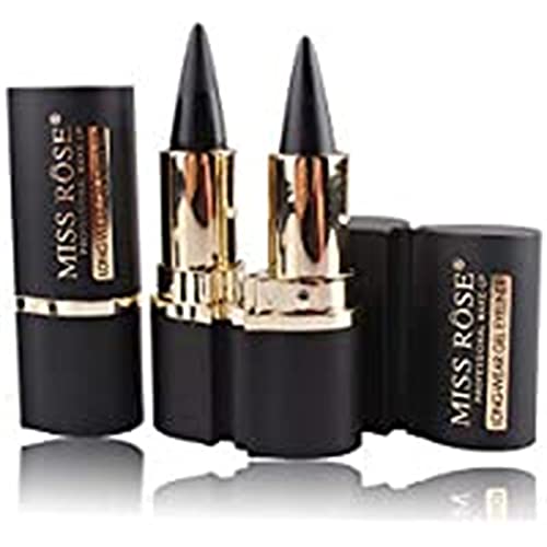 NVAGFRIT Makeup Eyeliner ,quick Dry Single Head Solid Eye Liner Pen Waterproof Not Easy Smudge Black Makeup Pen , Cosmetics Accessories Makeup Tool Gifts Women Lady Wife Girlfriend, Multi-colored, M