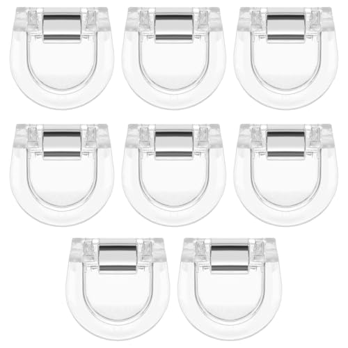 8Pcs Adjustable Hem Clips for Pants, Fabric Holders for Hemming Pants & Shirts, Reusable Quilting Clips to Shorten Jeans, Cuff Sleeves, No-Slip Tightener for Clothing Temporary Fix