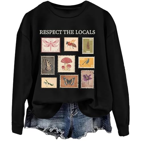 Respect The Locals Sweatshirt Wildlife Nature Animal Lover Hoodie Unisex