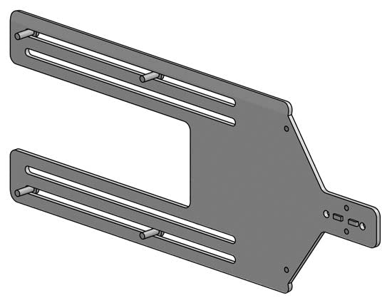 Kiosk straight bracket