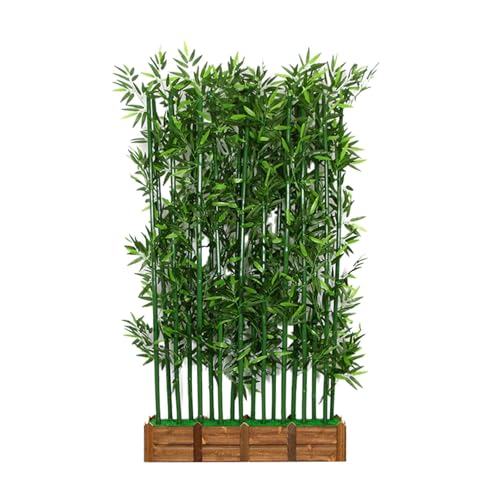 Artificial Bamboo Privacy Fence Tree for Backyard and Patio Decor - Outdoor Faux Bamboo Tree for...
