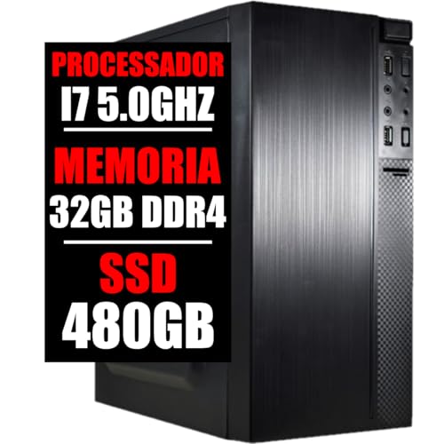 Pc Computador Intel Core i7 10 Geração, 32Gb Ddr4, Ssd 480Gb (8GB