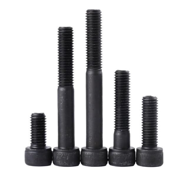 Lange inbusbouten 1/10st M3 M4 M5 M6 M8 Zwart Grade 12.9 Staal Verlengd Lang Inbus Zeskant Zeskant Inbus Kop Schroef Bout Halve Draad L=30-300mm (120mm,M3 10pcs