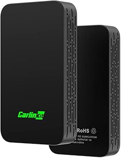 CarlinKit 5.0 Wireless Adapter-Convert Factory Wired to Wireless,Wireless Carplay&Wireless Android Auto,2023, Plug & Play,Auto Connect,OTA Update,5G Chip&5.8 GHZ WiFi etc