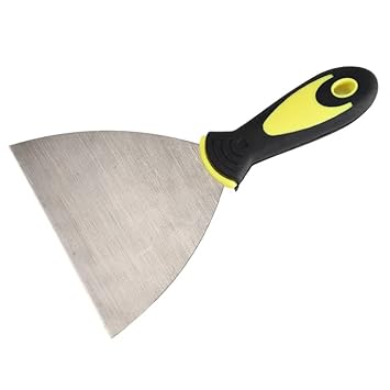 Siple PUTTY KNIFE SET WITH SOFT RUBBER HANDLE FOR DRYWALL, PUTTY, DECALS, BAKING, PATCHING AND PAINTING