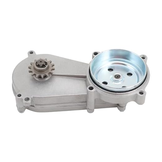 GOOFIT Tambor Embrague Caja De Cambios 14 Dientes Unico filamento Adecuada reemplazo para 47cc 49cc Bicicleta De Bolsillo De Dos Tiempos Mini ATV Scooter