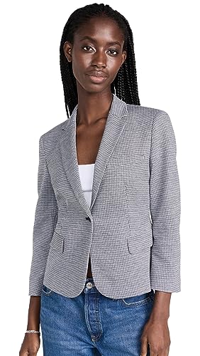 Theory レディース シュリンクブレザー, ブラックマルチ, 8