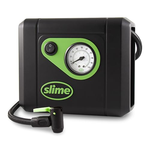 Image of Slime 50160 Emergency Roadside Kit with Flat tire Repair and Booster Cables for Truck /SUV, Heavy-Duty Vehicles