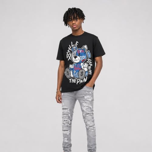 Image of DopeSkill Graphic Tee Streetwear Hip Hop Hypebeast Street Style Unisex T-Shirt Sneaker Colour Matching Shirts Cute Graphic