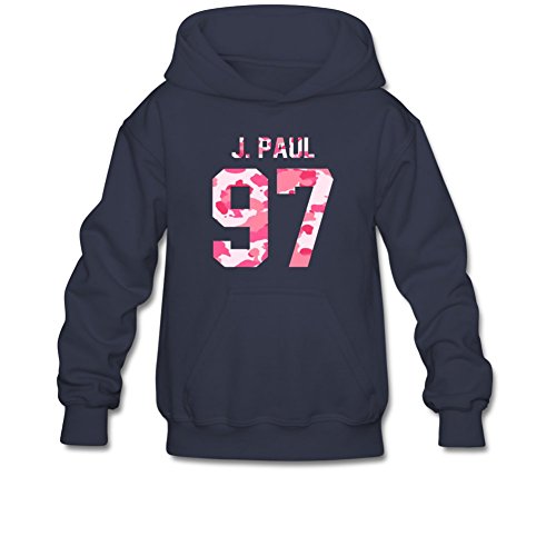 Aliensee Youth Jake Paul 97 Pink Camo Hoodie Sweatshirt Suitable for 10-15yr Old L Navy