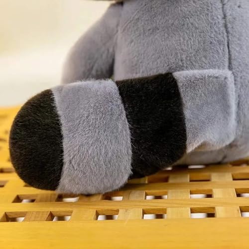 Image of Babique Reccoon Love Buddy Stuffed Plush Animal Soft Toys | Teddy Bear | Ideal for Birthdays & Special Occasions Girls /Boys, Baby Kids - 38 cm (Gray)