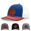 Royal/White/Red Mesh