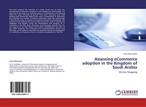 Assessing eCommerce adoption in the Kingdom of Saudi Arabia: On-line Shopping