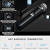 Phenyx Pro Wireless Microphone System, Quad Channel Wireless Mic, w/ 4 Handheld Microphones, 4x40 Channels, Auto Scan, Long Distance 328ft, Microphone for Singing, Church, Karaoke (PTU-7000-4H) #2