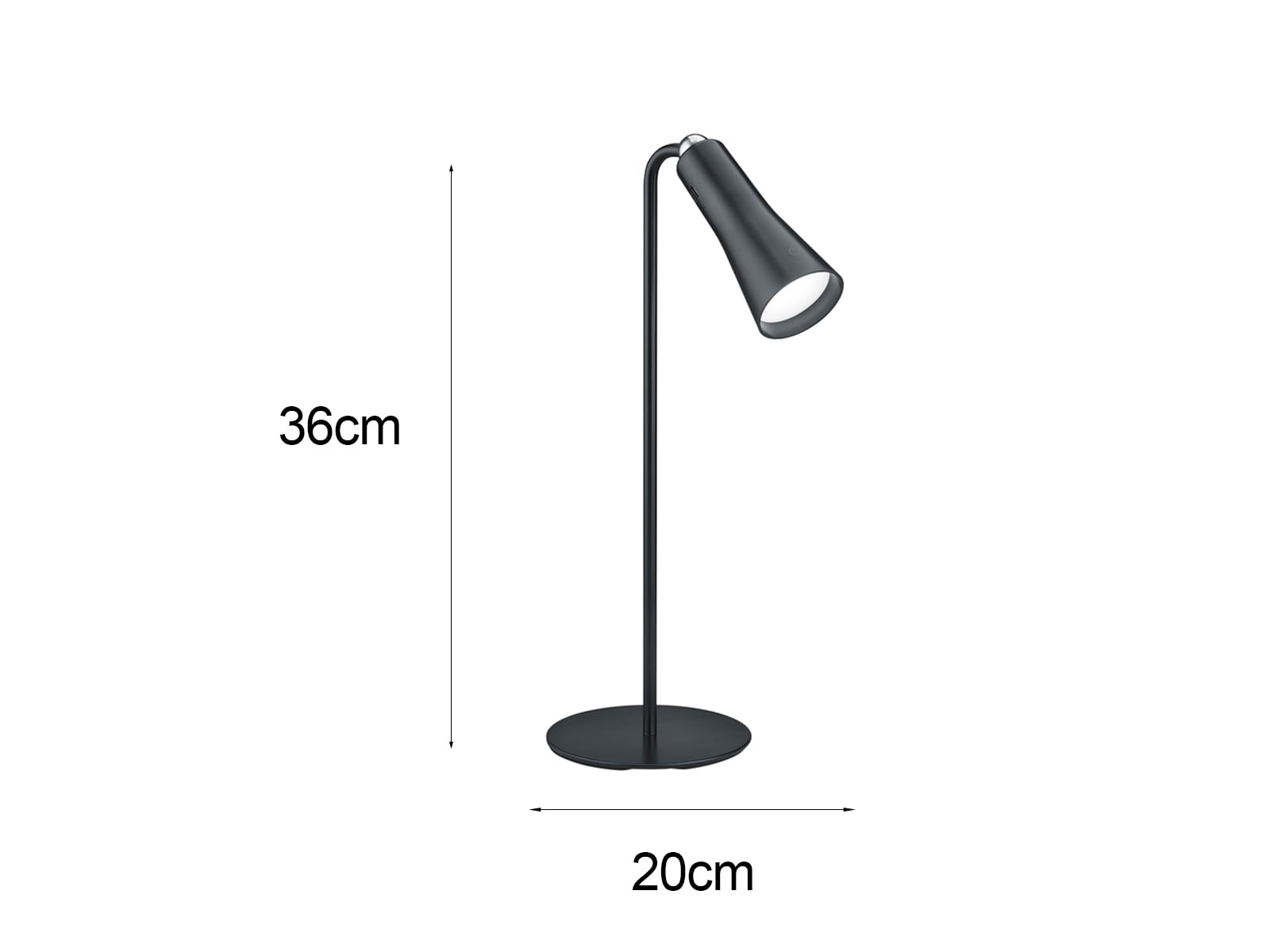 2er-Set Akku Leuchten 3in1 mit Magnet für 3 Basis Stationen, Schwarz