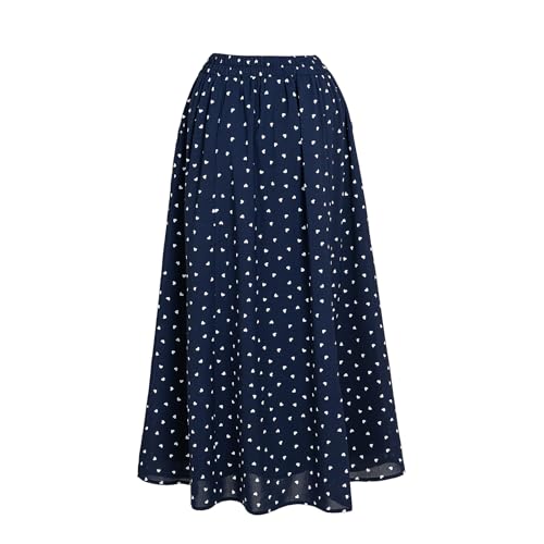 Women's High Waist Skirt Elastic Waist Hem Elegant Casual Skirt in Spring Summer Autumn and Winter2