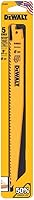 Vista 7 de DEWALT Reciprocating Saw Blades, Tapered Back, Bi-Metal, 9-Inch 6-TPI, 5-Pack (DW4803)
