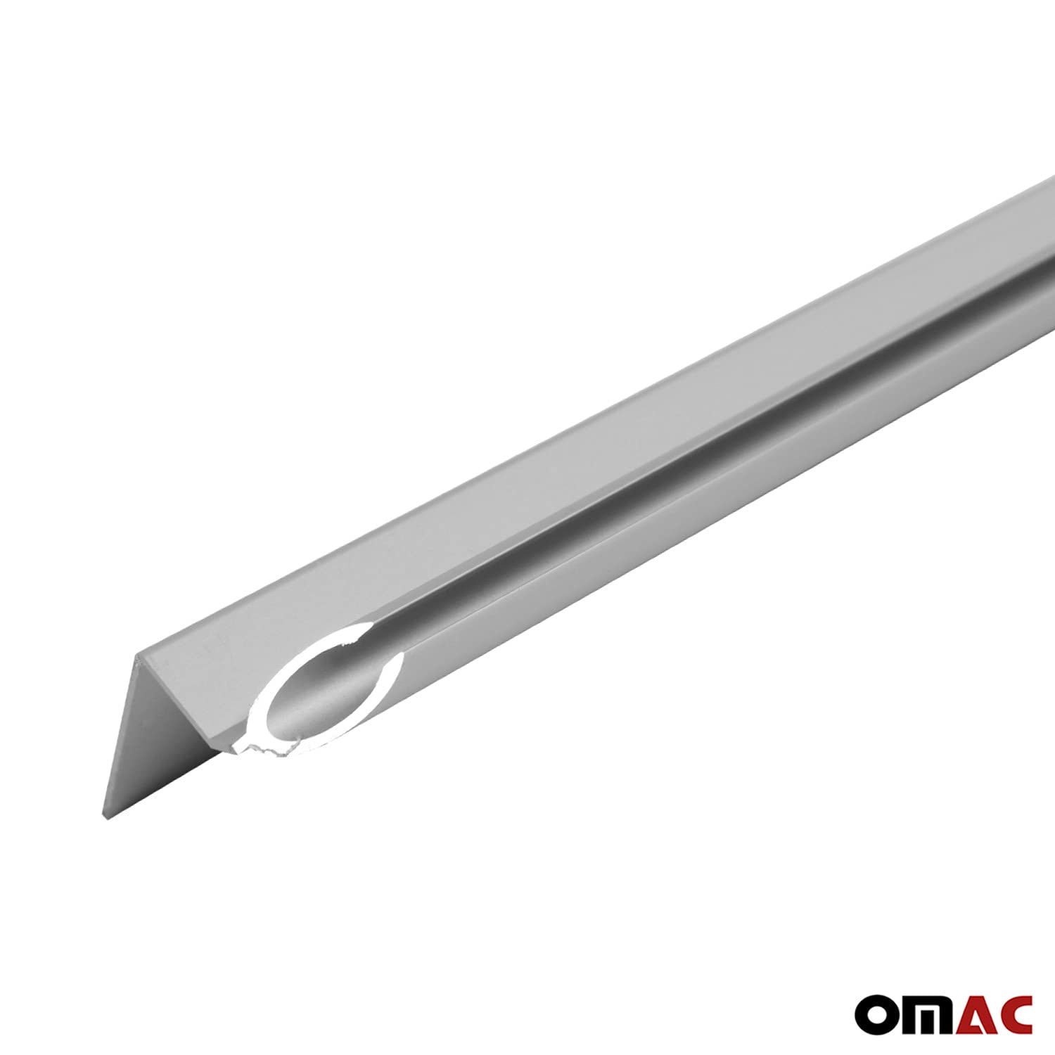 OMAC Sonnensegel Kedereinzug Kederschiene Kederleiste kompatibel mit VW T5 T6 ab 2003 L2 Silber