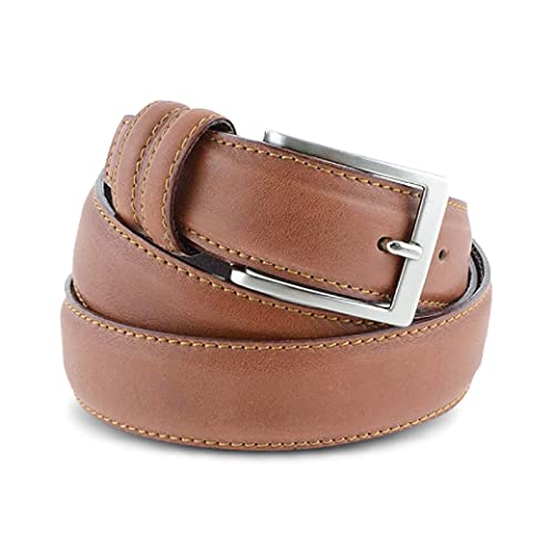 Leather belt for men classic, elegant, handmade and made in Italy