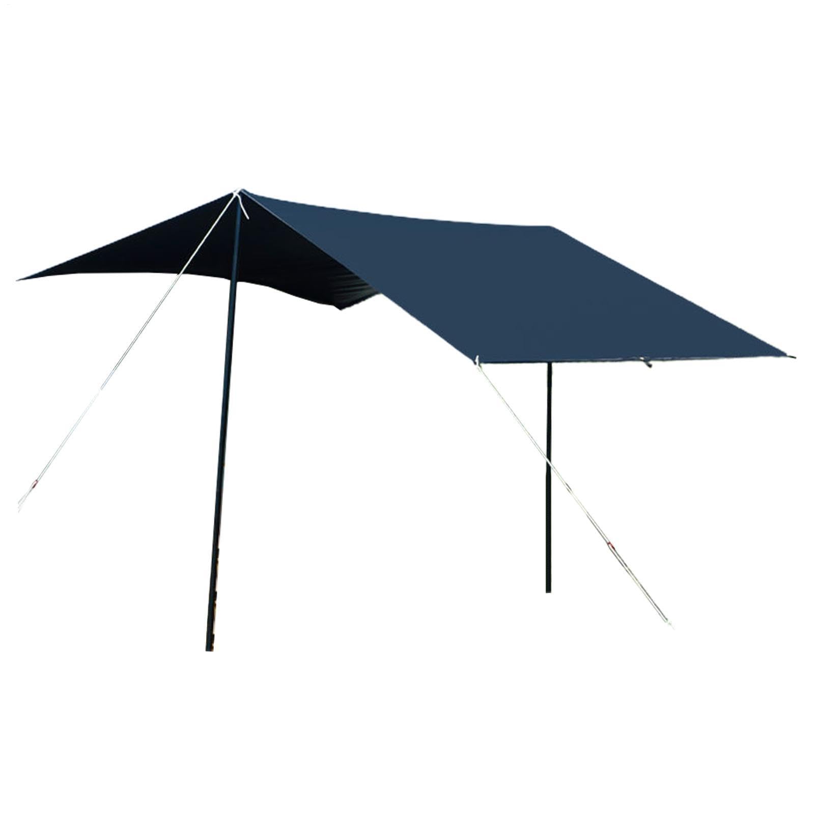 Wohnmobil Markise Vorzelt für Fahrzeug Regenschutz Heckklappenabdeckung PVC-beschichtet Universal Wohnwagen Verlängerung 2 Meter Sonnensegel Sonnenschutz Outdoor