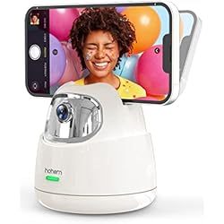Tripode Com Co hohem GO Soporte con Seguimiento Auto Facial, Trípode de 2 Ejes con AI, Rotación de 360 ° & 30 °, para Teléfono/Tableta, Control Gestual, No requiere App