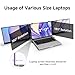 Triple Laptop Screen Extender, 2.2lb 14
