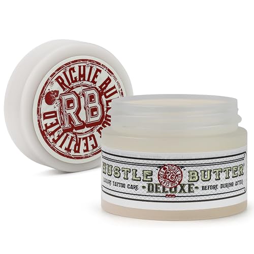 Magnum Tattoo Supplies Richie Bulldog Hustle Butter Deluxe Tub''The Ones'' Soin bio pour tatouage...