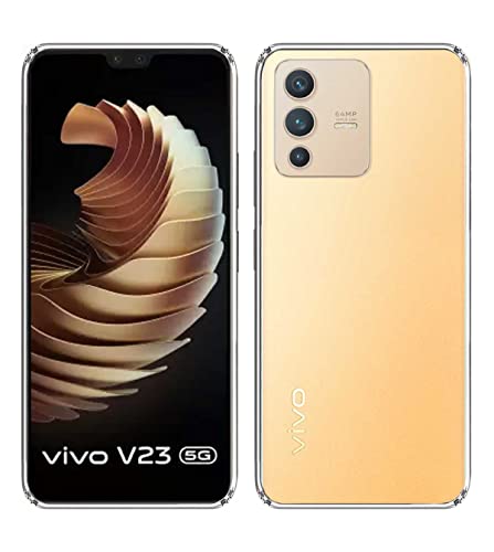 Image of Soft Flexible Silicone Back Cover Compatible with Vivo V23 5G, Transparent Case