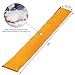 Sabary 5 Pcs Water Barrier 5 ft x 6.5 Inch Flood Barriers for Home Reusable Absorbent Flooding Prevention Barriers Sandless Sandbags for Home Door Garage Basement