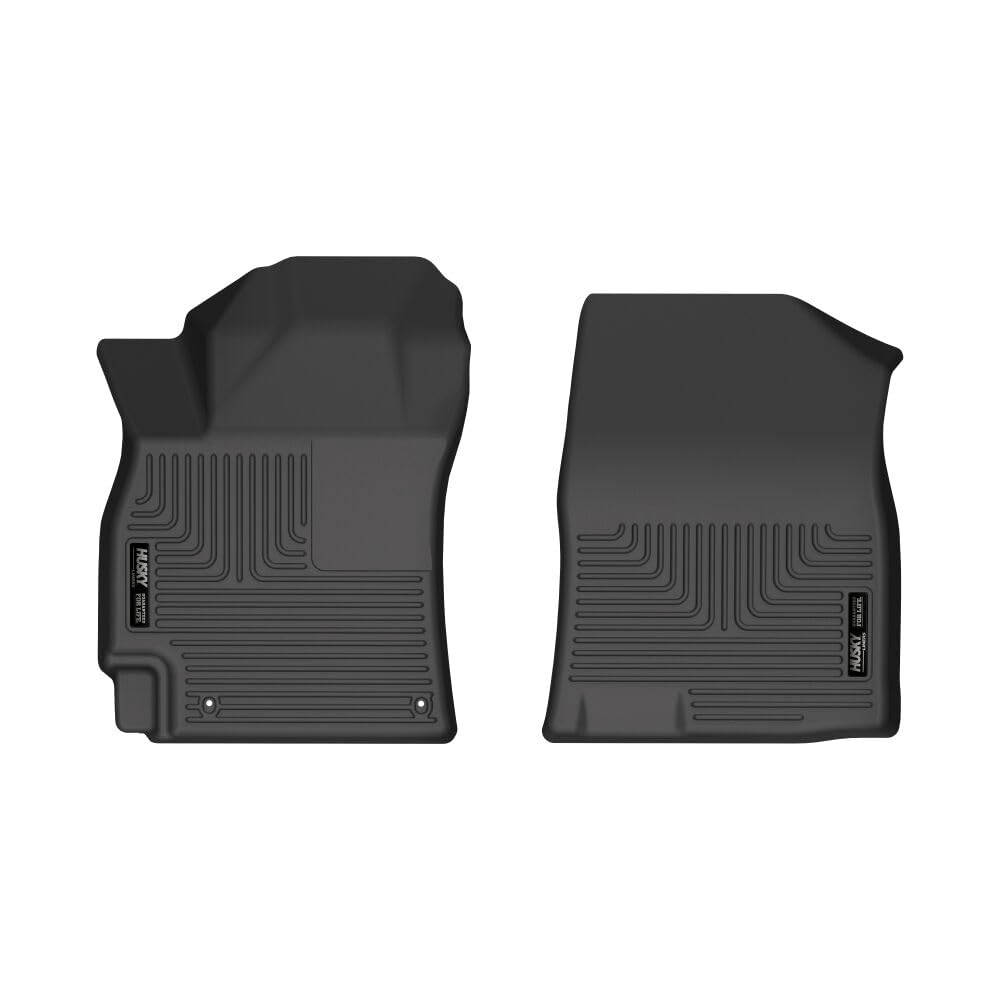 Husky Liners | X-ACT Contour Series | Front Seat Floor Liner, Black | 51301 | Fits 2021-2023 Hyundai Elantra