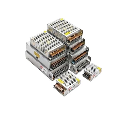 Bande lumineuse LED 220v à 12v transformée par cet adaptateur pour illuminer votre salon