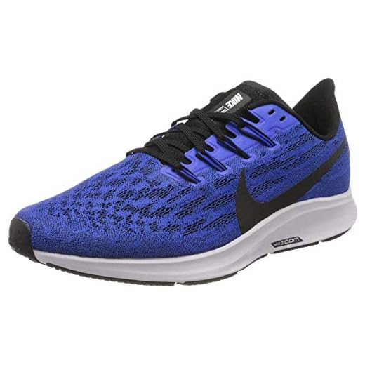 Nike Nike Air Zoom Pegasus 36, löparskor för män, blå (racer blå/svart/vit 400), 7,5 UK (42 EU)