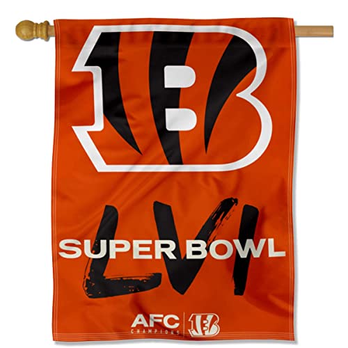 Bengals Cincinnati Super Bowl LVI cadeau idéal drapeau pour fan de football américain