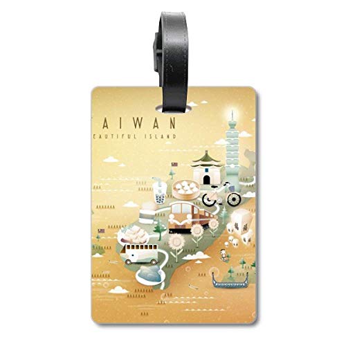 Étiquette d'identification Islead Taiwan haut de gamme pour valise de voyage
