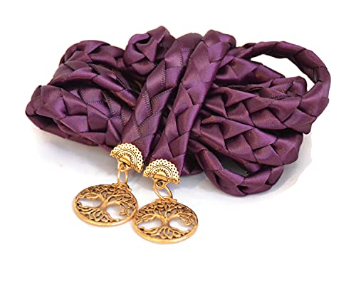 Eggplant Plum Elvish Tree Of Life Wedding Handfasting Cord V2#Wedding #Celticceremony #Handfasting #Celtic #Divinitybraid #Treeoflife #TOP6