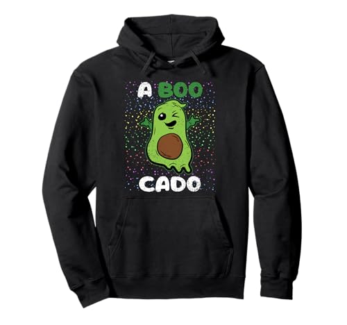 Avocado Ghost Halloween Design Funny Boo Spirit Pun Pullover Hoodie