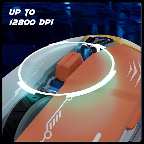 Image of ZEBRONICS Transformer M Plus Wired Gaming Mouse, Up to 12800 DPI, 6 Buttons with a 6-Level DPI Switch, 8 RGB Modes, 1000Hz Polling Rate, 1.5m Detachable Cable, Gaming Grade Sensor (Multicolor)