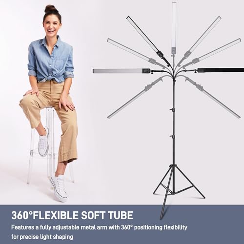 Kit éclairage LED haut de gamme avec support réglable studio photo - 7