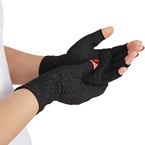 41F88hKMFXL DISUPPO Arthritis Gloves Women and Men Relieve Pain from Rheumatoid, RSI,Carpal Tunnel, Compression Gloves Fingerless… - Image 8