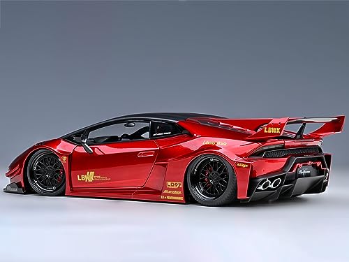Autoart Lambo Huracan GT 1:18 Rojo Metalizado miniatura 2